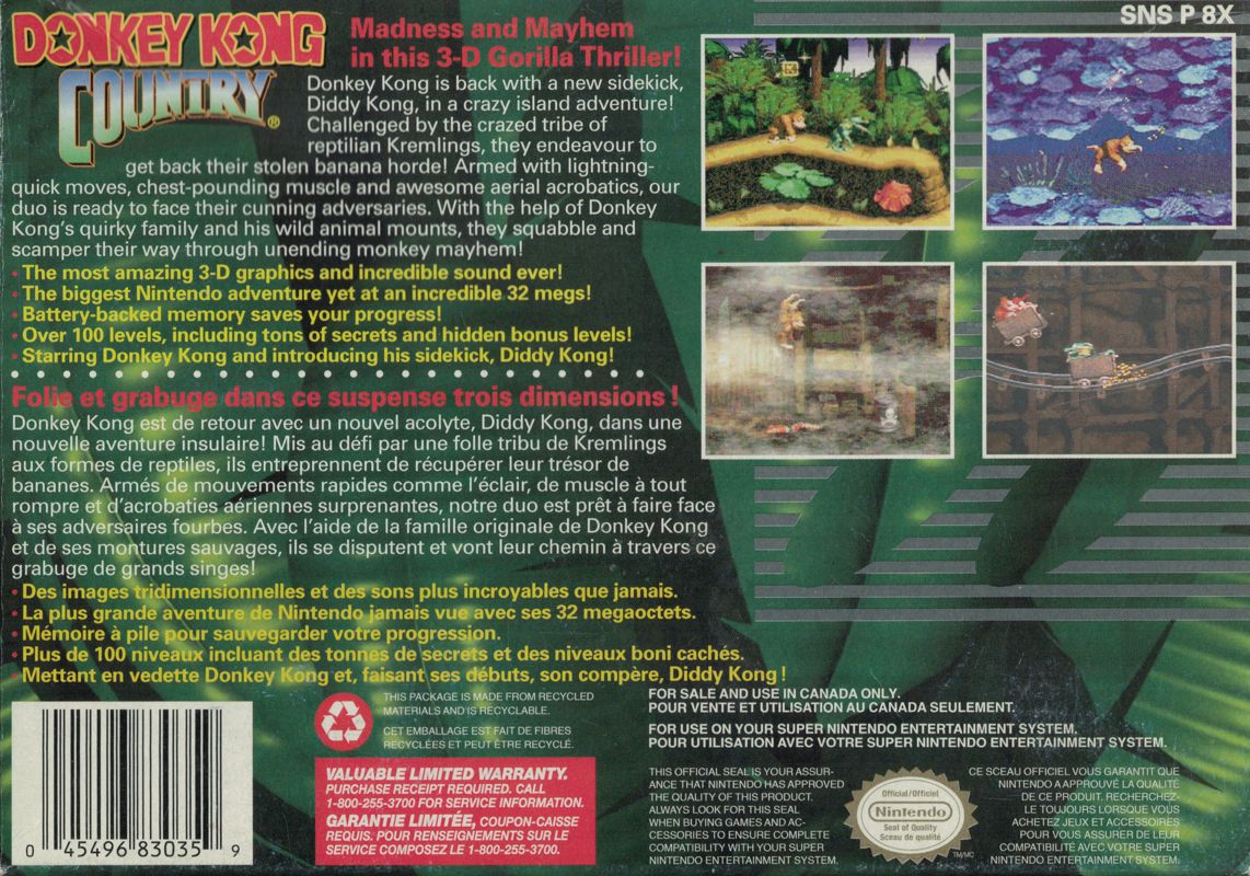 Box Art - Canadá (Verso)